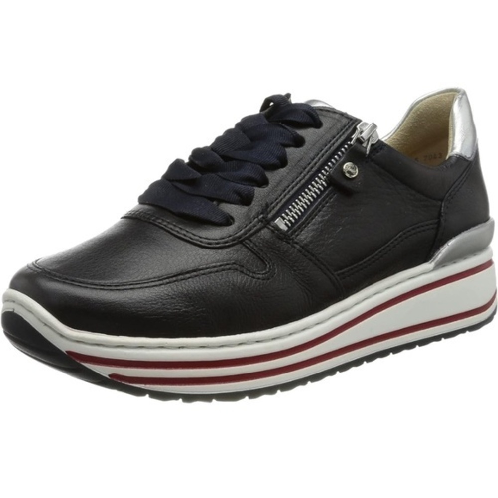 ARA Women's Sapporo Sneaker Blue Red White Size 5.5